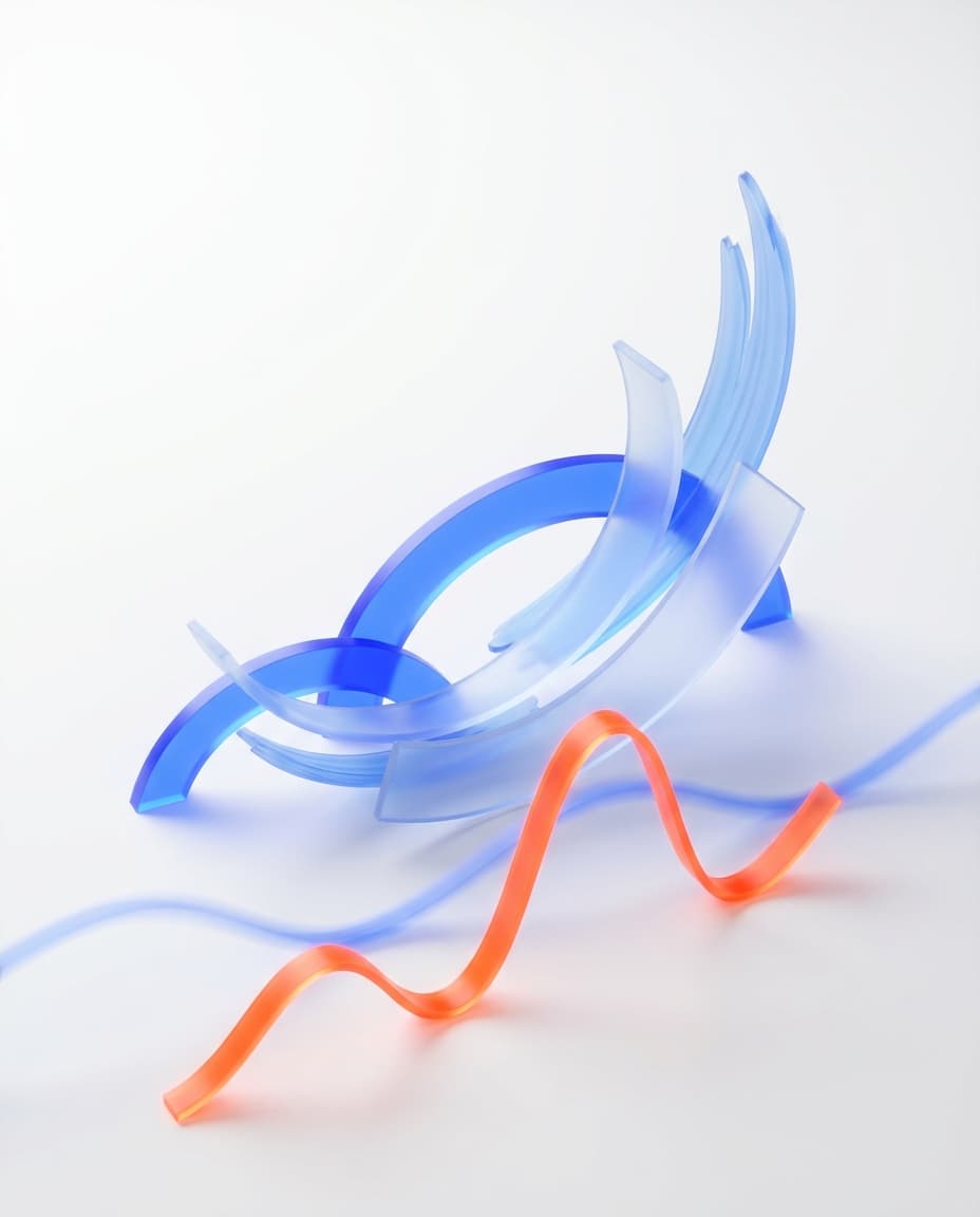 Abstract editorial visual representing measured outcomes